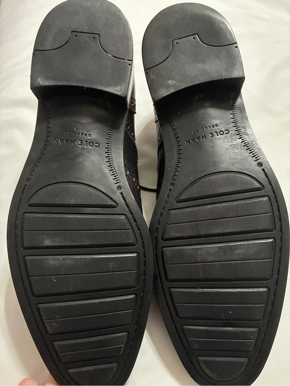 Cole Haan Grand.OS Wingtip Oxford Dress Shoes Men’s Size 12M Black Leather
